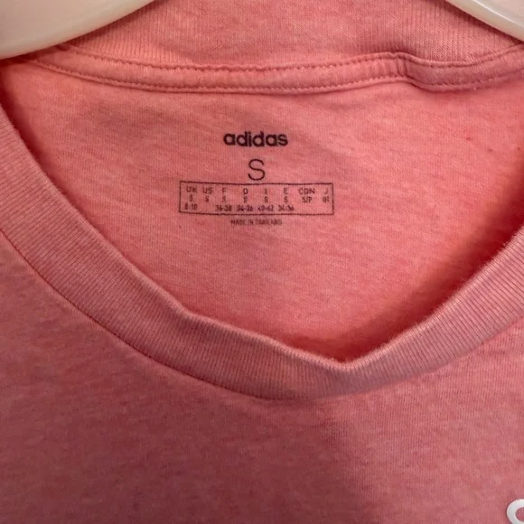 adidas Coral Crew Neck Tee with Subtle Logo - Picture 2 of 3